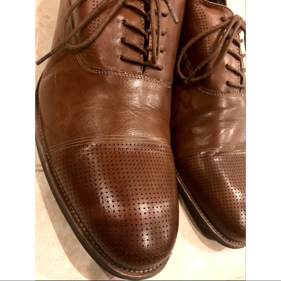 Kenneth Cole REACTION: Leather Oxfords - Picture 4 of 5